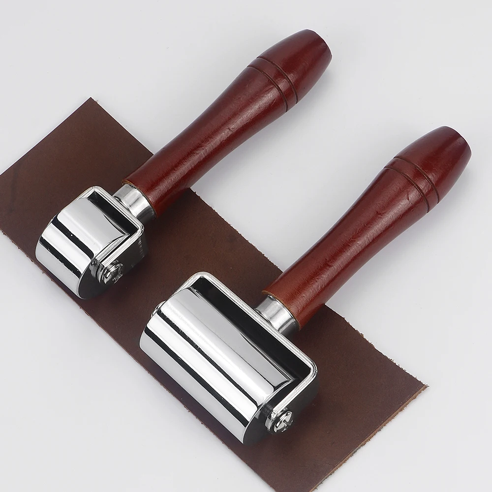 1Pcs Leather Edge Roller Leather Belt Waistband Shoulder Strap Roller Pressing Tool Edge Crease DIY Leather Process Tool