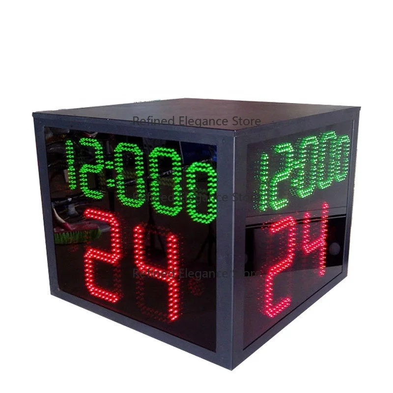 Portable LED Digital Basketball Score Board Basketball Wall Shot Clock 24 Second Wireless Basketball Scoreboard