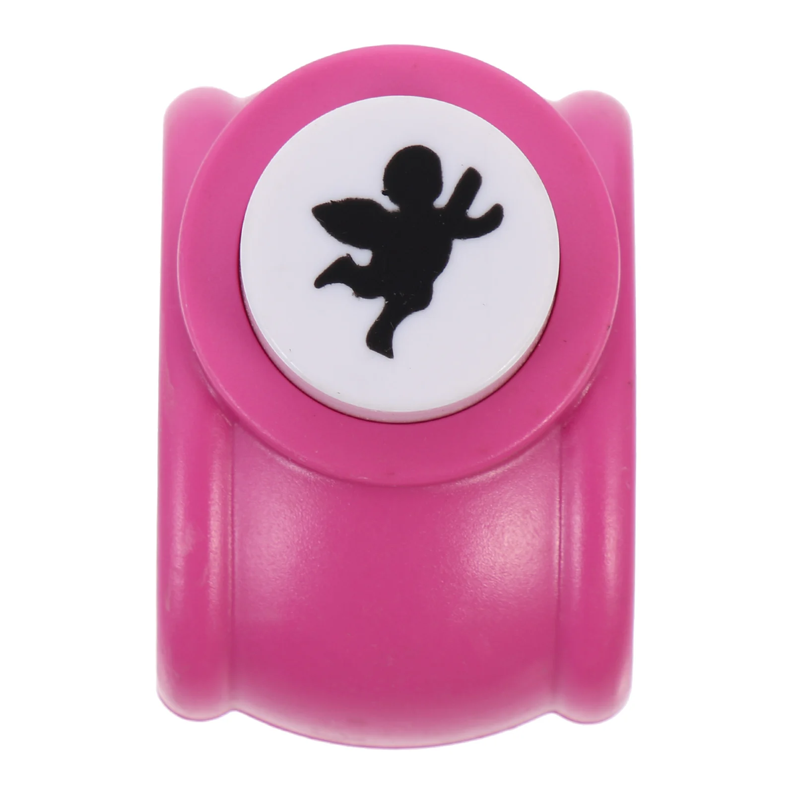 

Plastic Embossing Device Paper Punch Crafts Scrapbook Round Tab Child DIY Handmade Punches Lightweight Portable Design Kids
