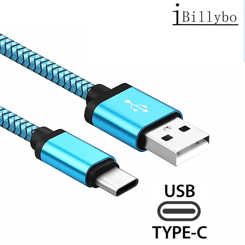 1/2 /3 Meter Type C USB Cable Fast Charging Wire Android Charger Data Cord for Huawei mate 20 P30 Lite P40 Xiaomi Mi 9 8 Se 10