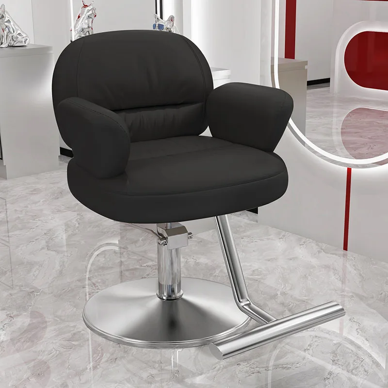 

Elegant Chairs Barber Armchair Low Wheel Chair Hairdressing Furniture Height Adjustable Beauty Silla Barbero Salon Hairdresser