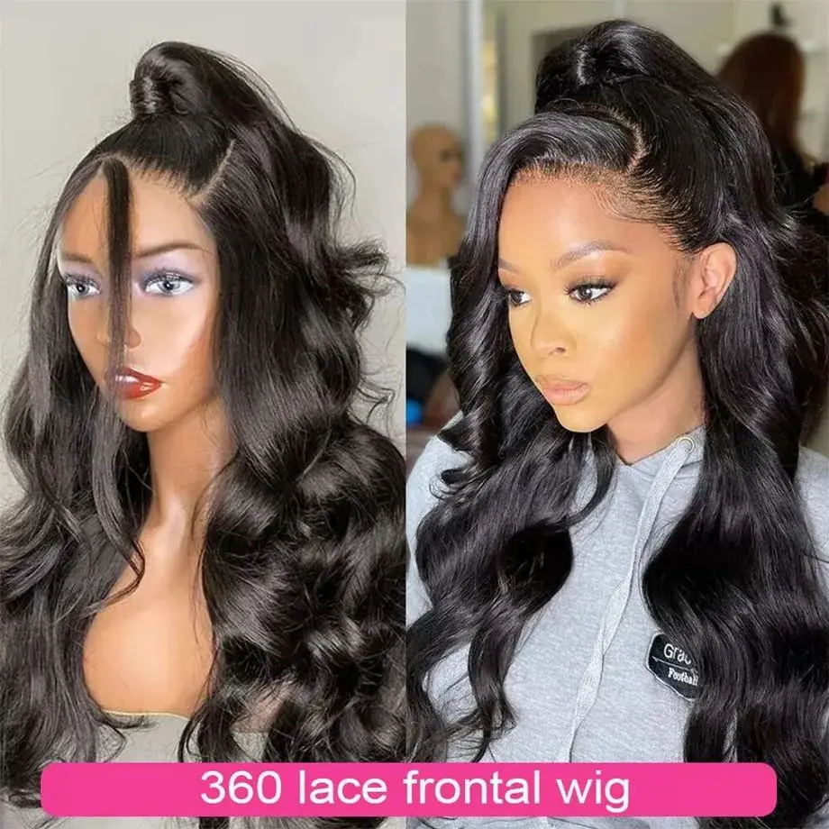 

360 Lace Front Wig Human Hair Body Wave Human Hair Wigs 100% Human Hair Lace Frontal Wig Pre Plucked Lace Front Human Hair Wig