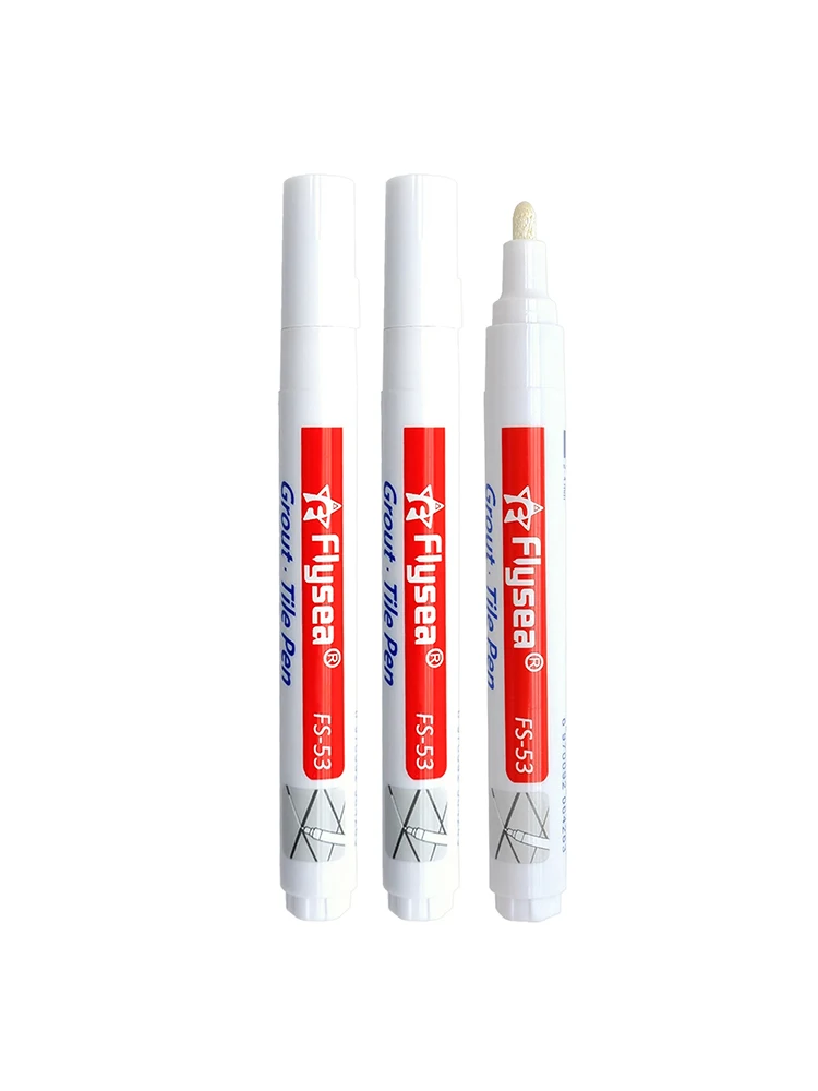 10 STKS 45 mm punt waterdichte lange kop markeerstift sneldrogende inkt voor houtbewerkingsconstructie, diep gat niet-giftig zwart rood blauw - afbeelding 2