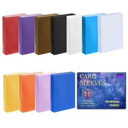 100PCS Matte Card Sleeves for YGO/PTCG Cards Standard and Japanese Size Trading Card Protector TCG Shield Magical Card Cover