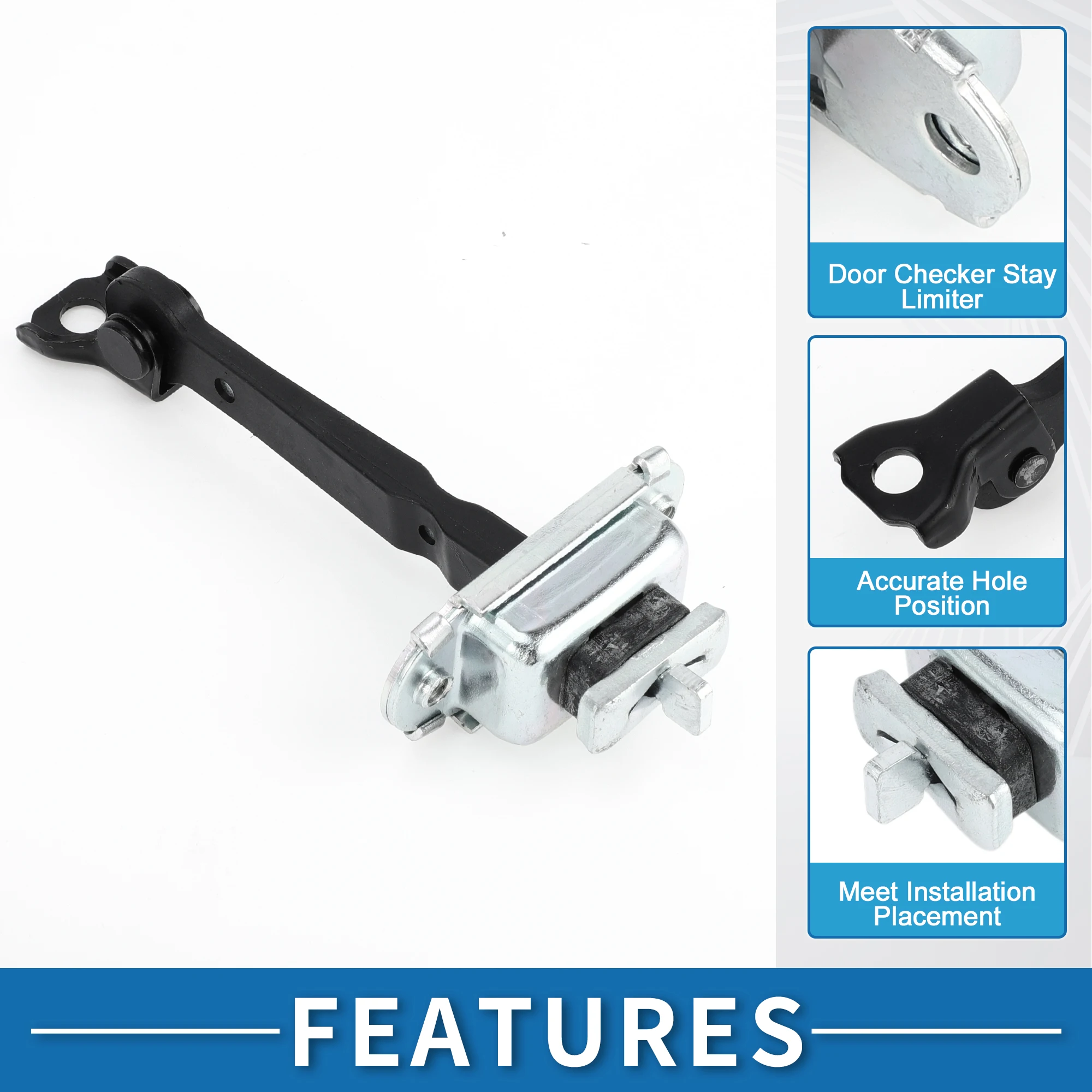 Uxcell frente esquerda direita porta cinta de verificação rolha limitador 72380s04003 para honda civic vi 1996-2002 para honda HR-V 1999-2005