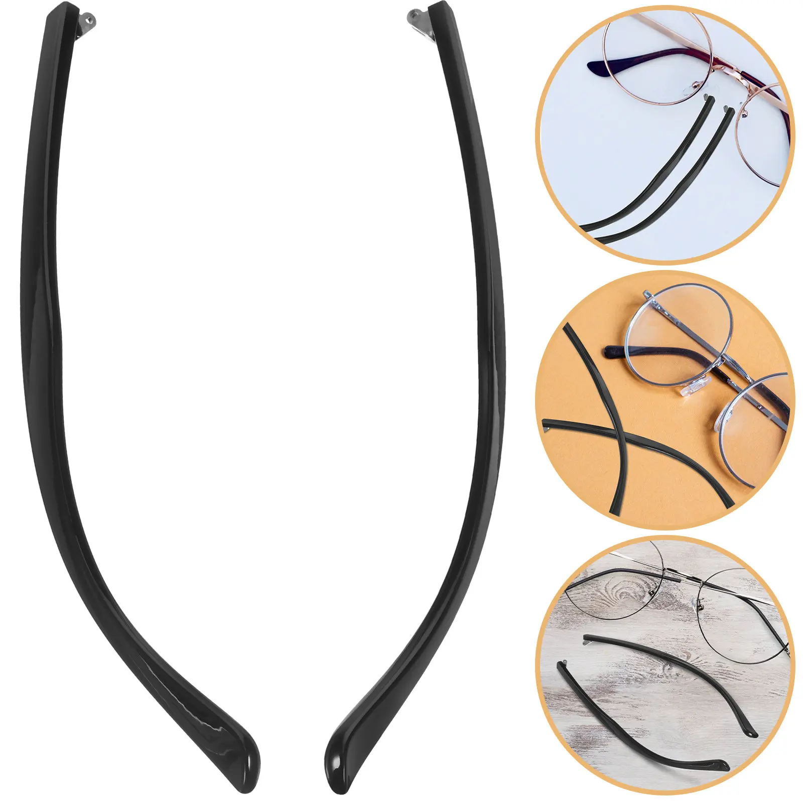 

1 Pair Metal Glasses Arm Replacement Legs Universal Eyeglasses Sunglasses Repair Accessories Eyeglasses Arms Replacement