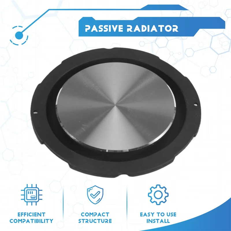 2 قطعة 55 مللي متر السلبي باس المبرد المتكلم الحجاب الحاجز مساعد تعزيز الاهتزاز غشاء مكبر الصوت لتقوم بها بنفسك Accessories-A32R