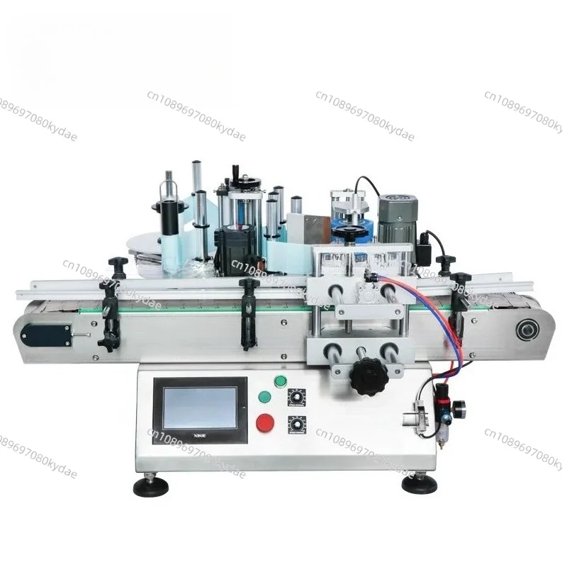 Automatic Two Side Bottle Sticker Labeling Machine With Coding Device For Liquid Soap