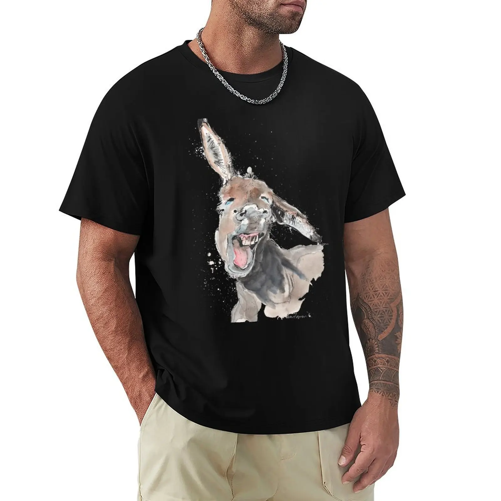 Donkey Delight T-Shirt Holiday All Match T-Shirt