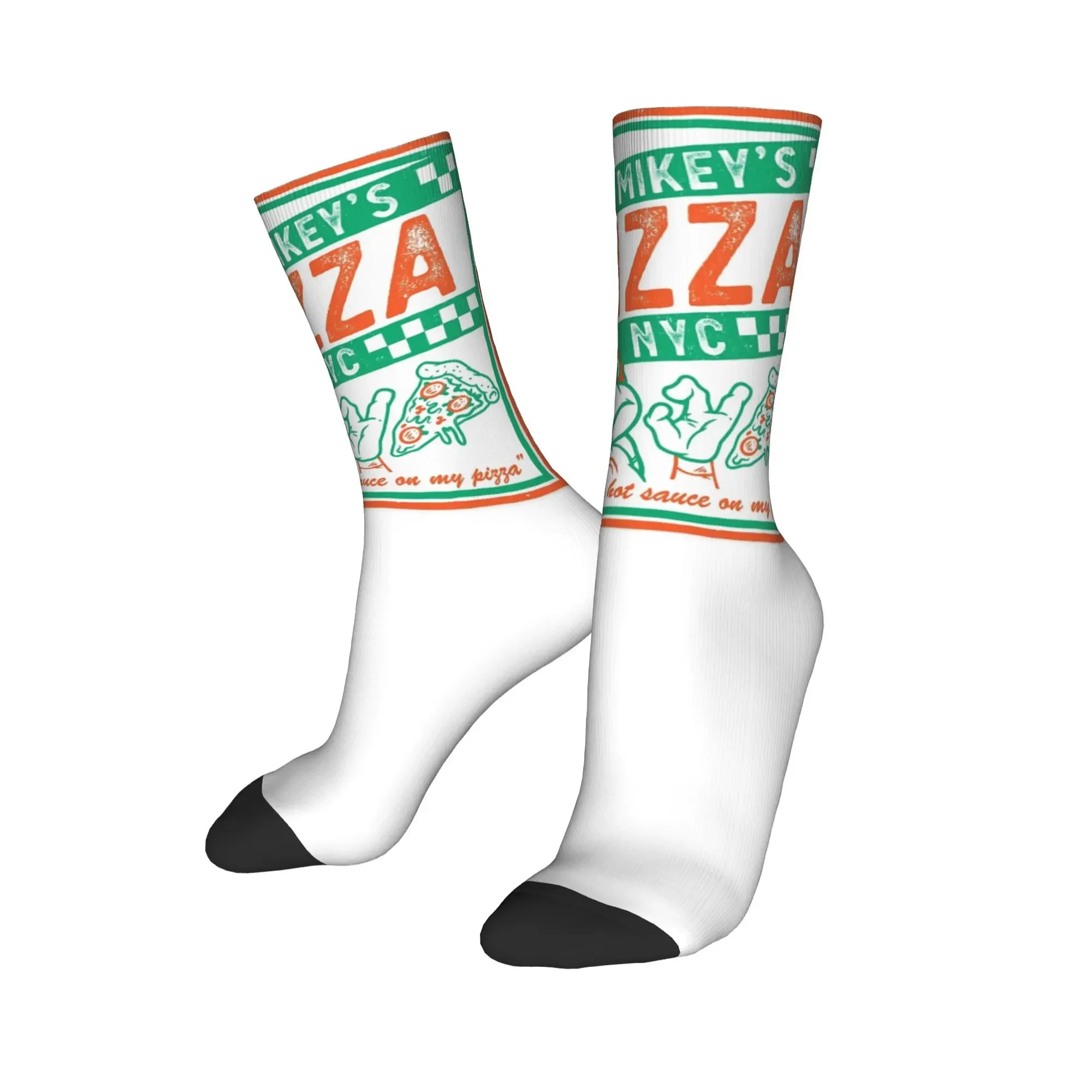 Unisex Teenage Turtles  Pizza Takeout Outfits Socks Retro 90s Comic Flexible  Super Soft For Sports Wear