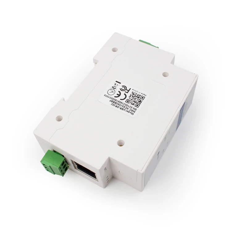 Puerto serie DIN RS232 a servidor convertidor Ethernet, USR-DR301 compatible con Modbus RTU a TCP para transmisión de datos