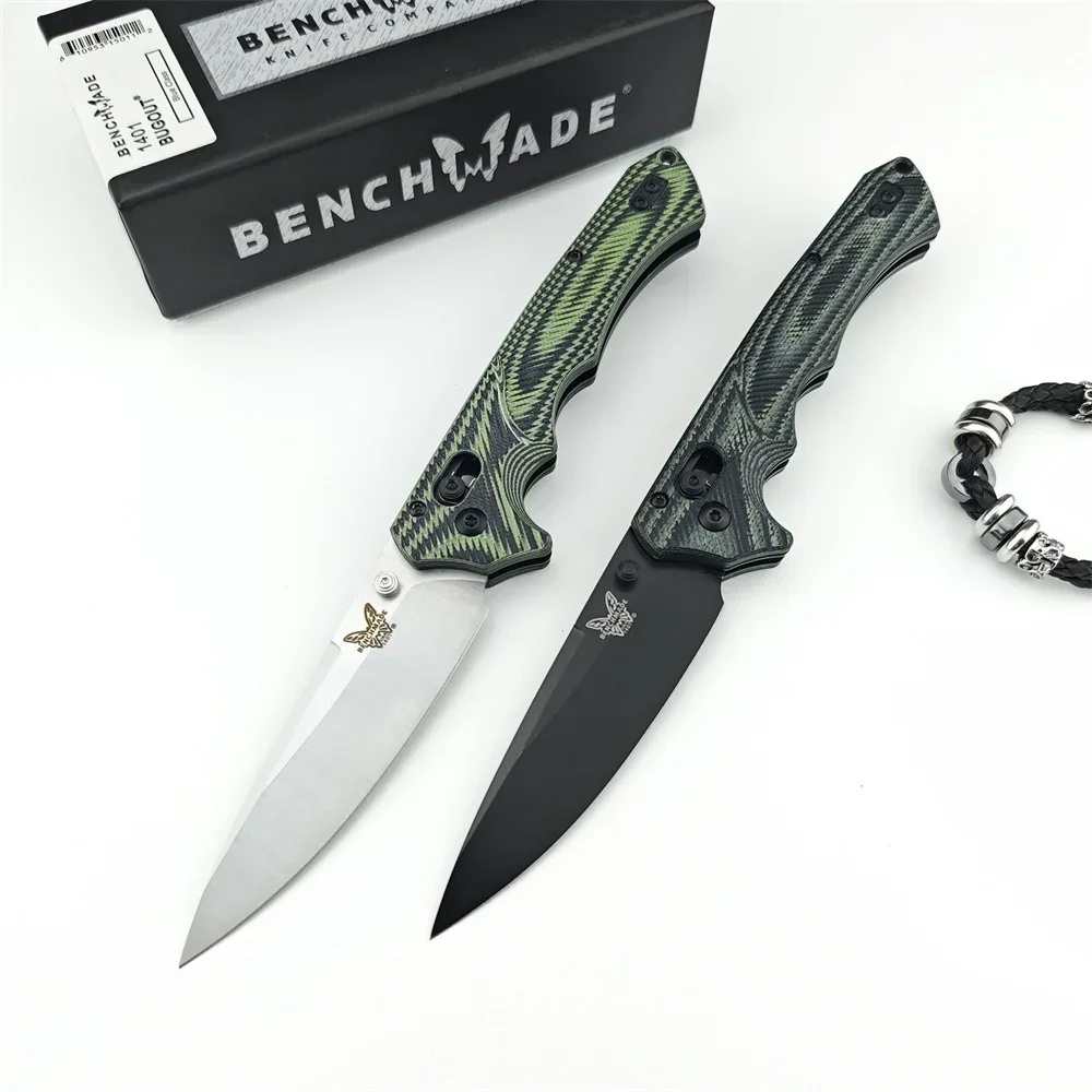 Excellent BM 615BK Rukus Assisted Folding Knife S30V Blade G10 Handles Outdoor Bailout Tactical Pocket Knife Fruit Cutting Tools