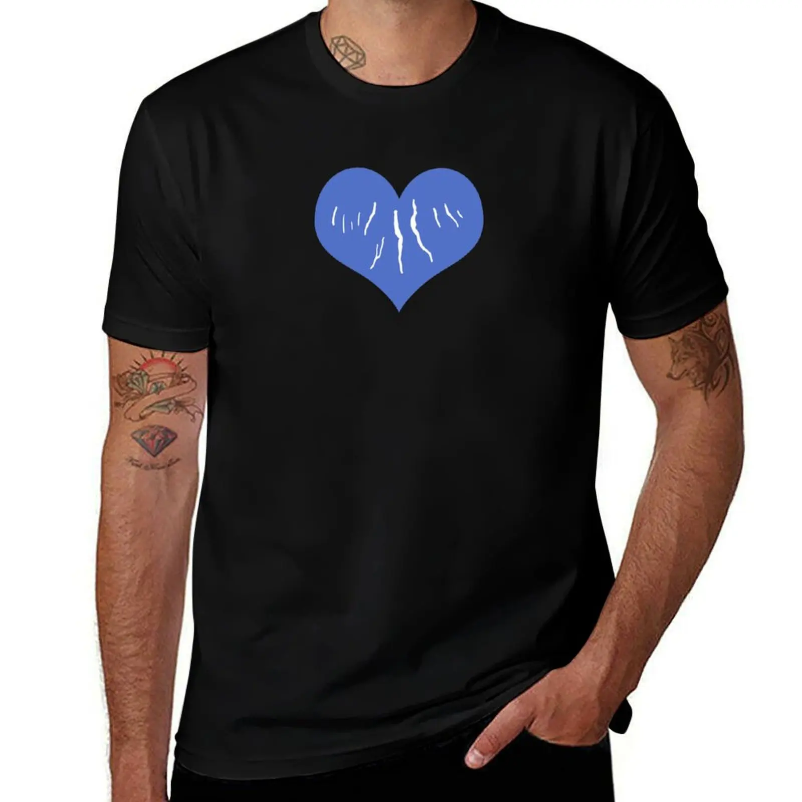 Blue Finger Lakes New York Heart Cayuga, Seneca, Skaneateles T-Shirt t shirts for man graphic vintage T-Shirt