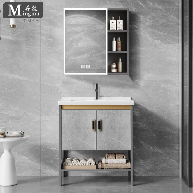 

Умывальник от пола до потолка, комбинированный умывальник для ванной комнаты, ванная комната, водонепроницаемый умывальник для небольшой квартиры, керамика