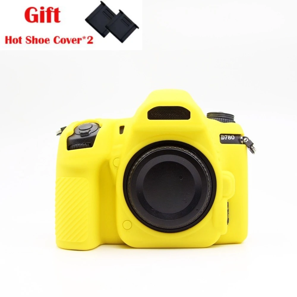 حافظة حماية من السيليكون لكاميرا Nikon D780، حقيبة كاميرا، حقيبة بطانة، مضادة للخبط + غطاء الحذاء الساخن