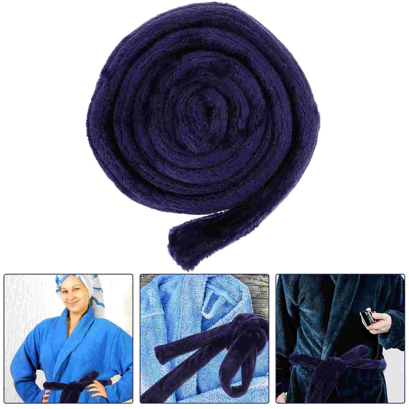 While Belt Yukata Straps Hotel Robe Spa Coat Bathrobe Robes Replacement Navy Man