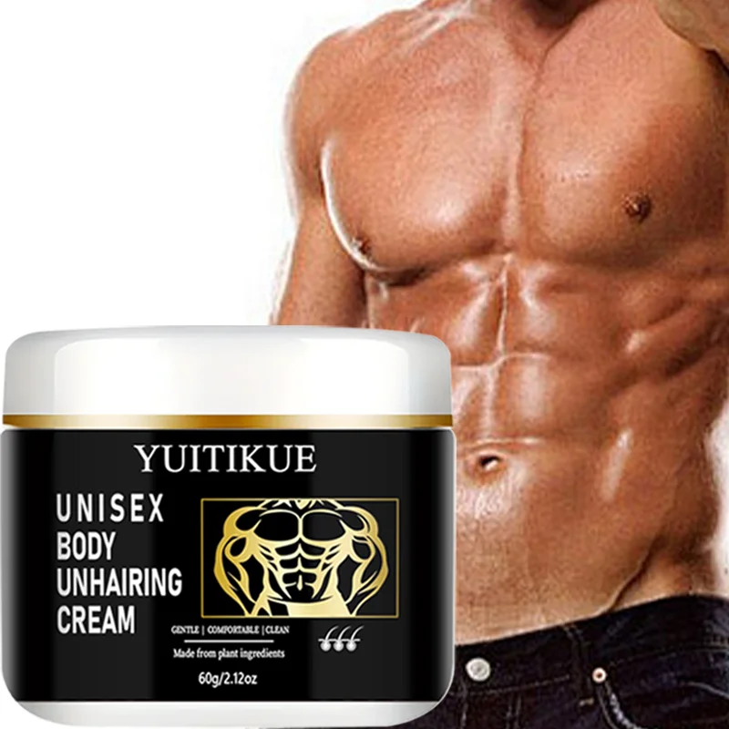 YUITIKUE Unisex Hair Remover Cream - Plant Ingredients, Effectively Remove Body Hair Without Irritation 60g view 2