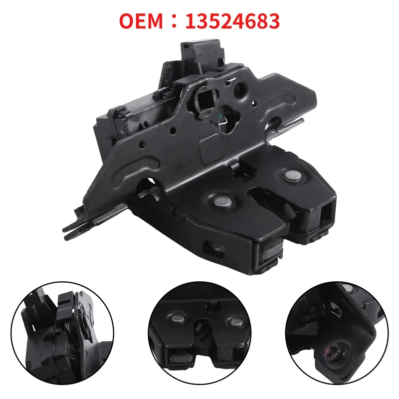 AA-1 PCS 13524683 Car Rear Trunk Lock Tailgate Latch Lock Actuator Black Plastic Automotive Supplies For Buick  GMC