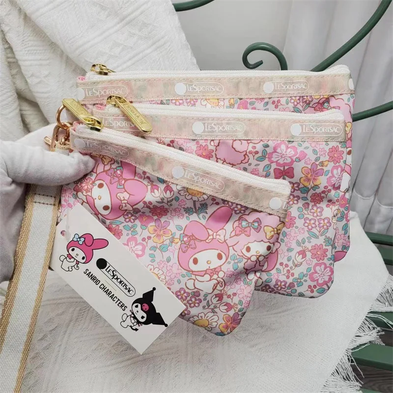 8-calowa nowa kreskówka Sanrio moja melodia z nadrukiem Anime damska płócienna torba uniwersalna torebka Crossbody torba Tote Festival prezent