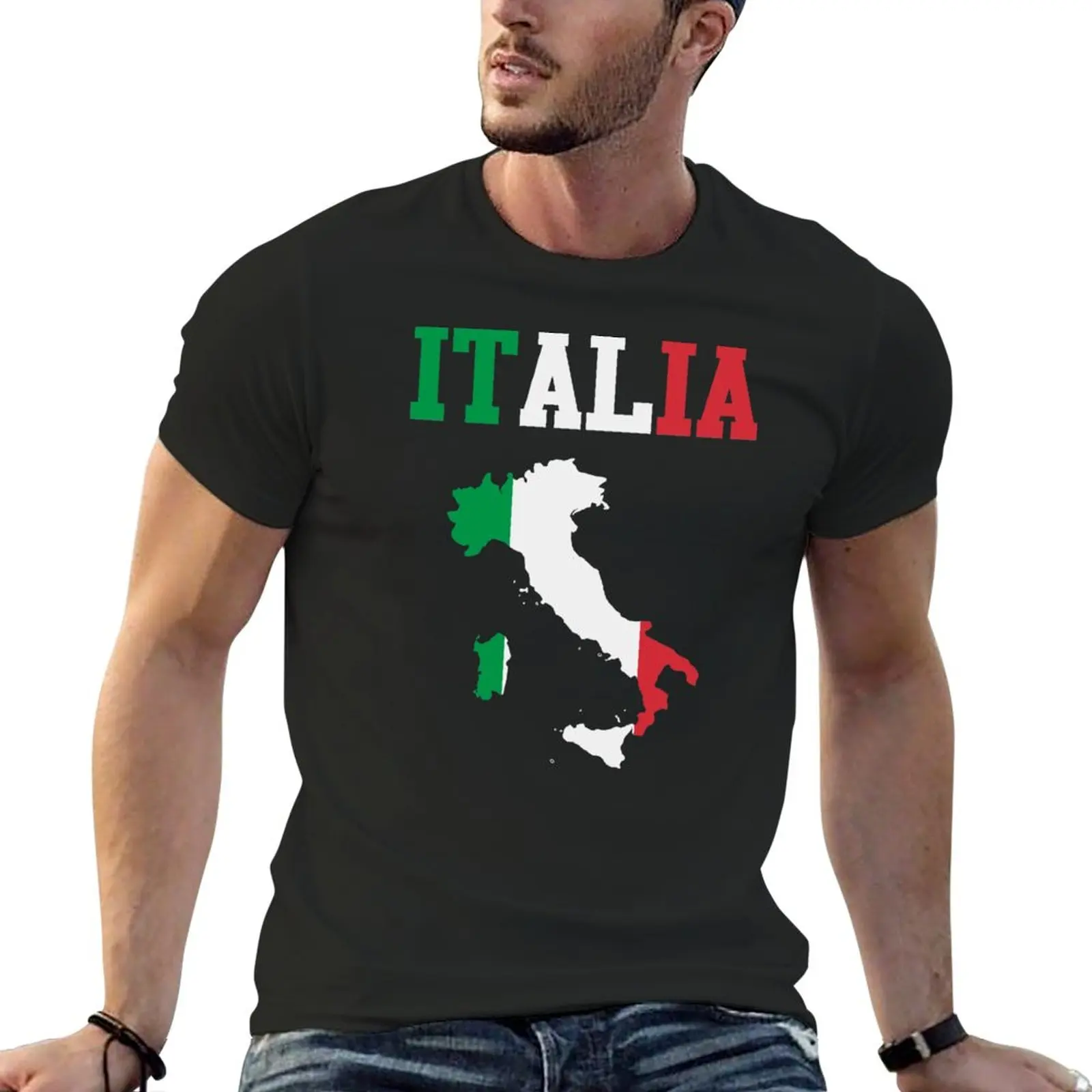

New vintage Italia Flag Italy Italian Italiano Gifts T-Shirt Short sleeve quick-drying t-shirt mens graphic t-shirts
