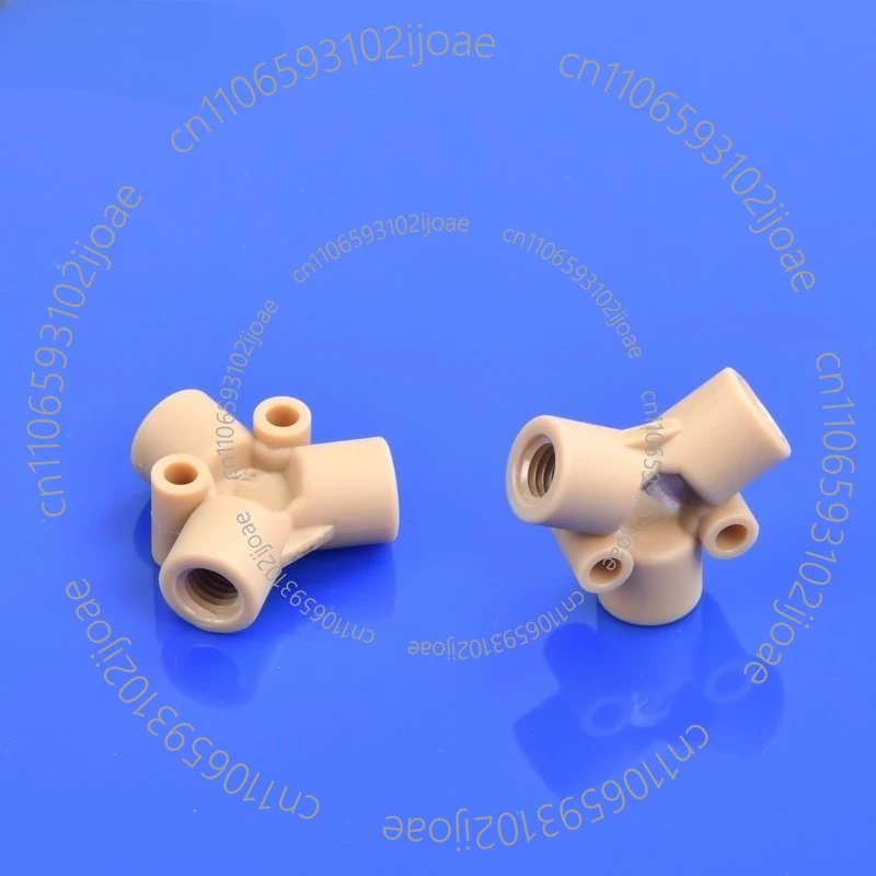 Moisturizing PEEK Internal Thread Joint Y Type Tee 1/4-28 Unf Thread Joint 10-32unf Screw Joint 1PC