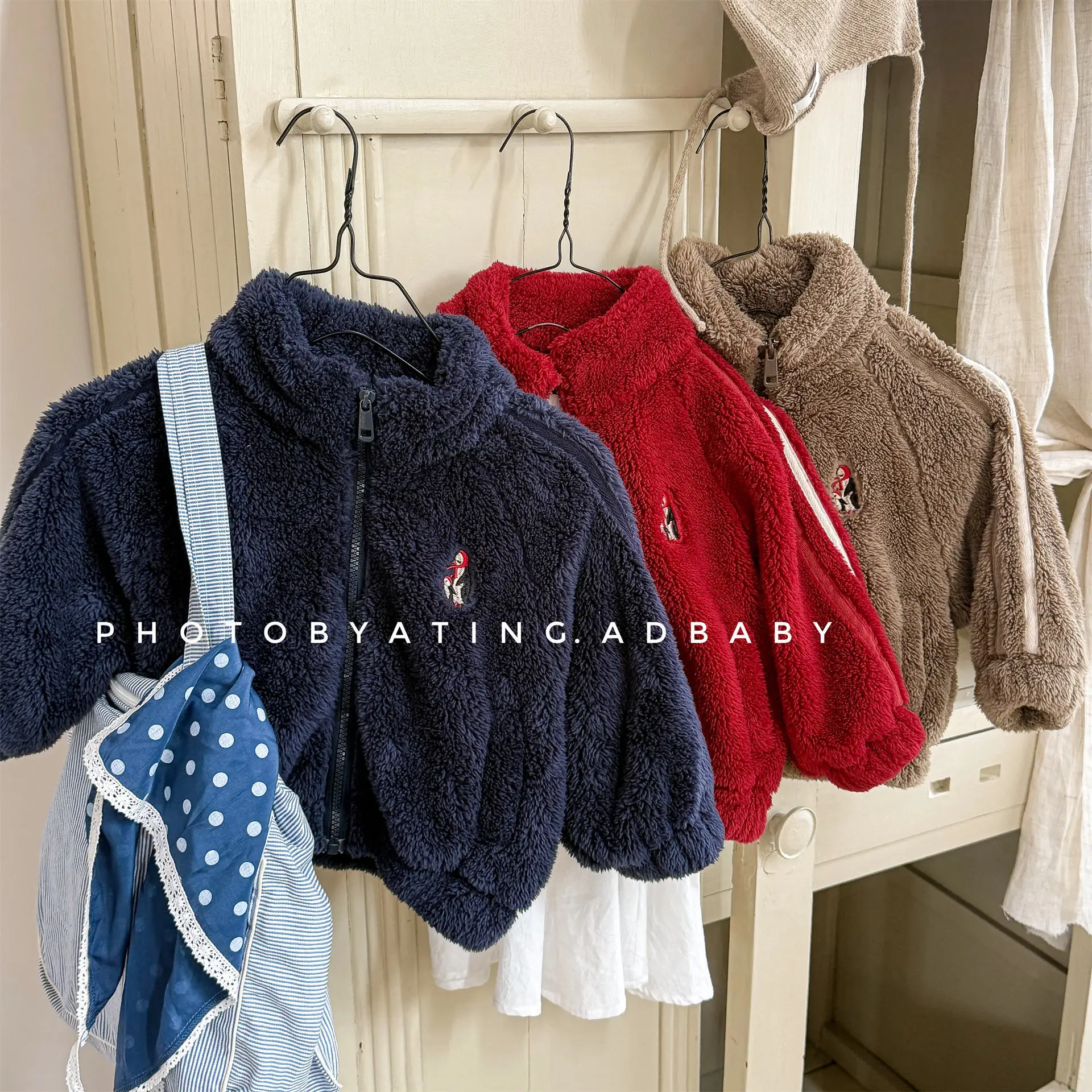 

2025 Winter New Children Warm Plush Coat Boys Girls Fleece Jacket Baby Plus Velvet Thick Tops Kids Cotton Padded Jacket