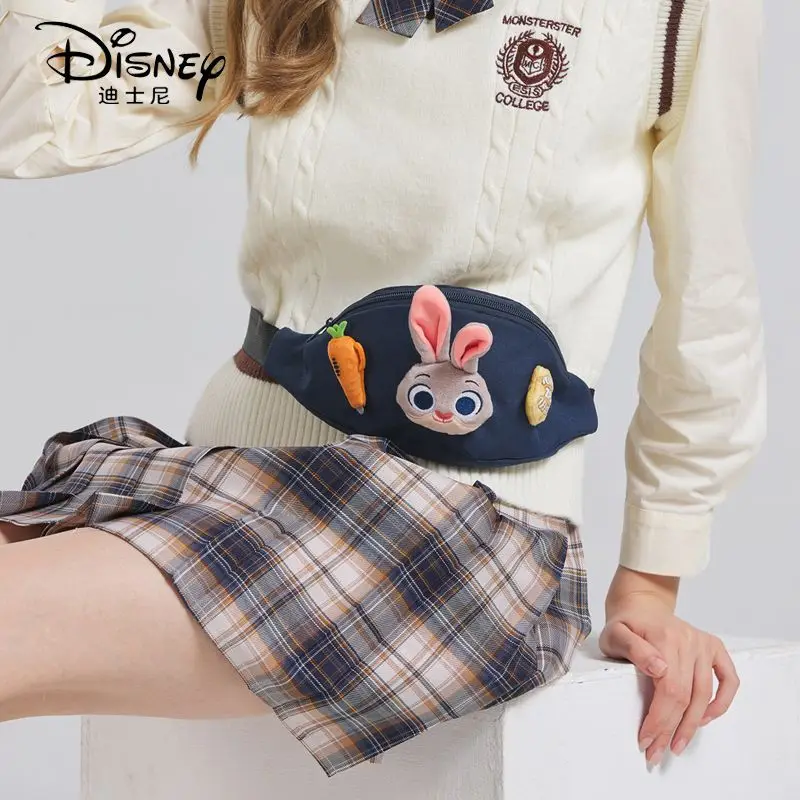 Disney Series Lotso Donald Duck เด็กน่ารักน้ําหนักเบาและพกพาแฟชั่นการ์ตูนความจุขนาดใหญ่กระเป๋าสะพายข้างลําลอง