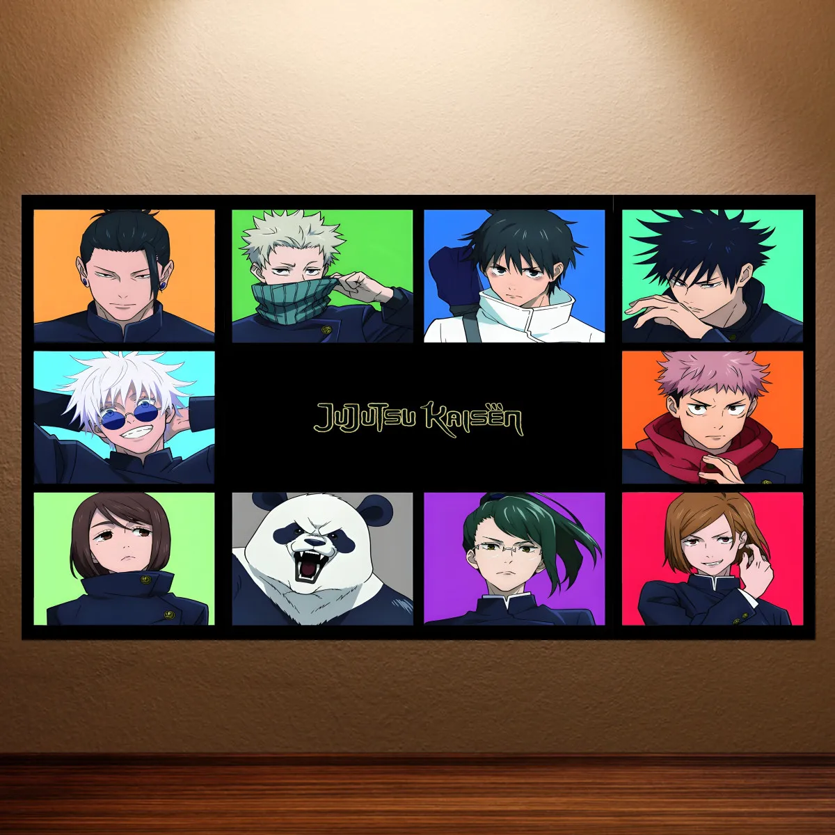Jujutsu Kaisen Anime Poster  Vibrant Character Art Prints for Home Decor Perfect Gifts for Fans High Quality Wall Art Collection