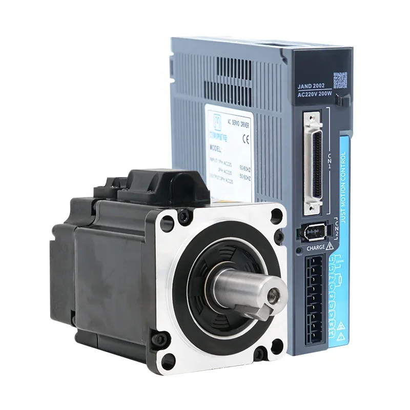 60JASM502230K-17B+JAND2002-20B 200W High Voltage AC Servo Motor and Driver 220V Smart Motor with Marvelous Performance