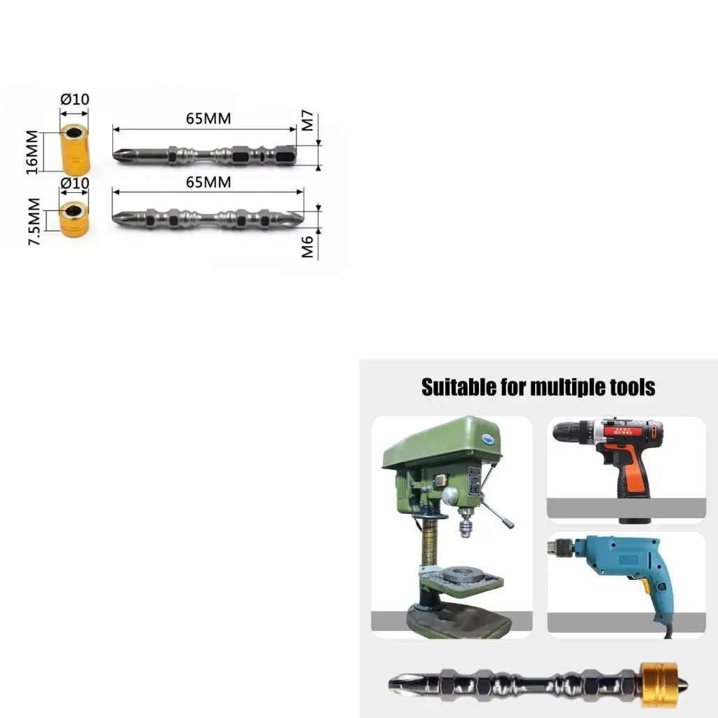 

652F Универсальная отвертка PH2 Магнитная двухшарнирная конструкция Инструмент из высокопрочной стали