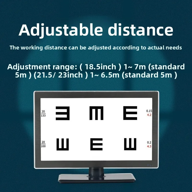 LCD eye chart, ophthalmic optometry instrument, certificate visual function inspection display