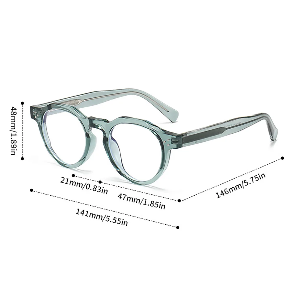 2026 Unisex Vintage Blue Light Blocking Computer Glasses Men Women Fashion Square Optical Frame Retro Glasses Office Eyewear view 6