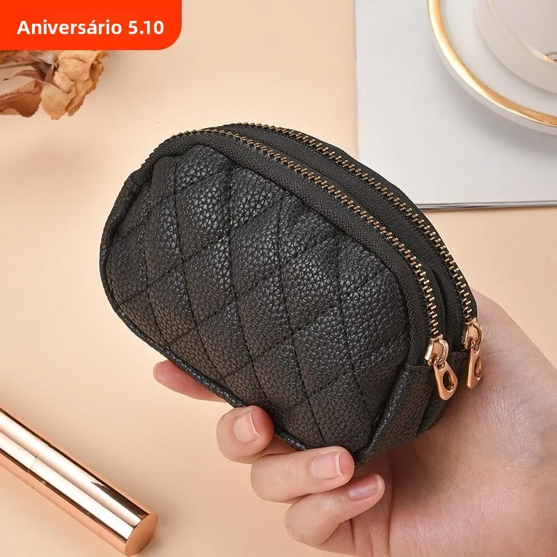 carteira-curta-de-couro-genuino-fena-porta-moedas-bolsa-para-chaves-carteira-de-couro-io-com-ziper-estilo-cor