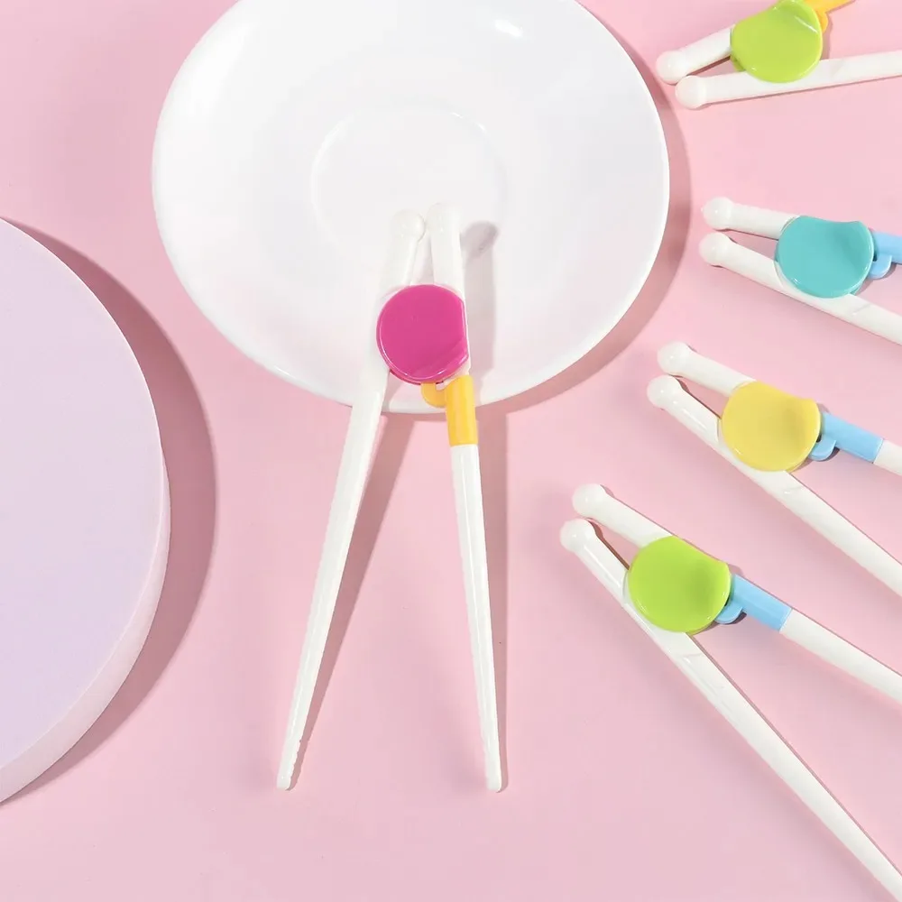 1 Pair Chopsticks for Children Beginners Cartoon Animal Elementary Learning Chopsticks Tableware Training Food Safety