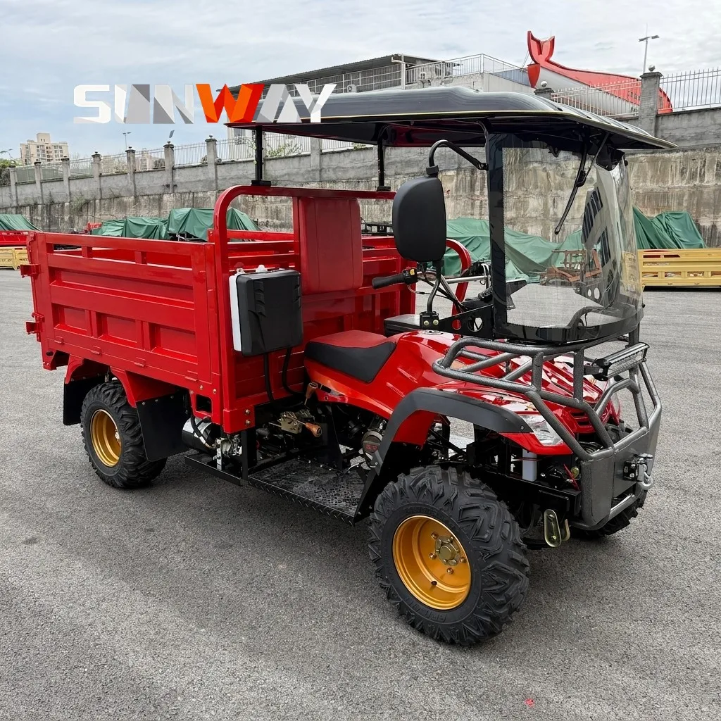 

Factory Price 300cc Automatic Quad ATV 4x4 Farm Garden Vehicle With Trailer for Agriculture