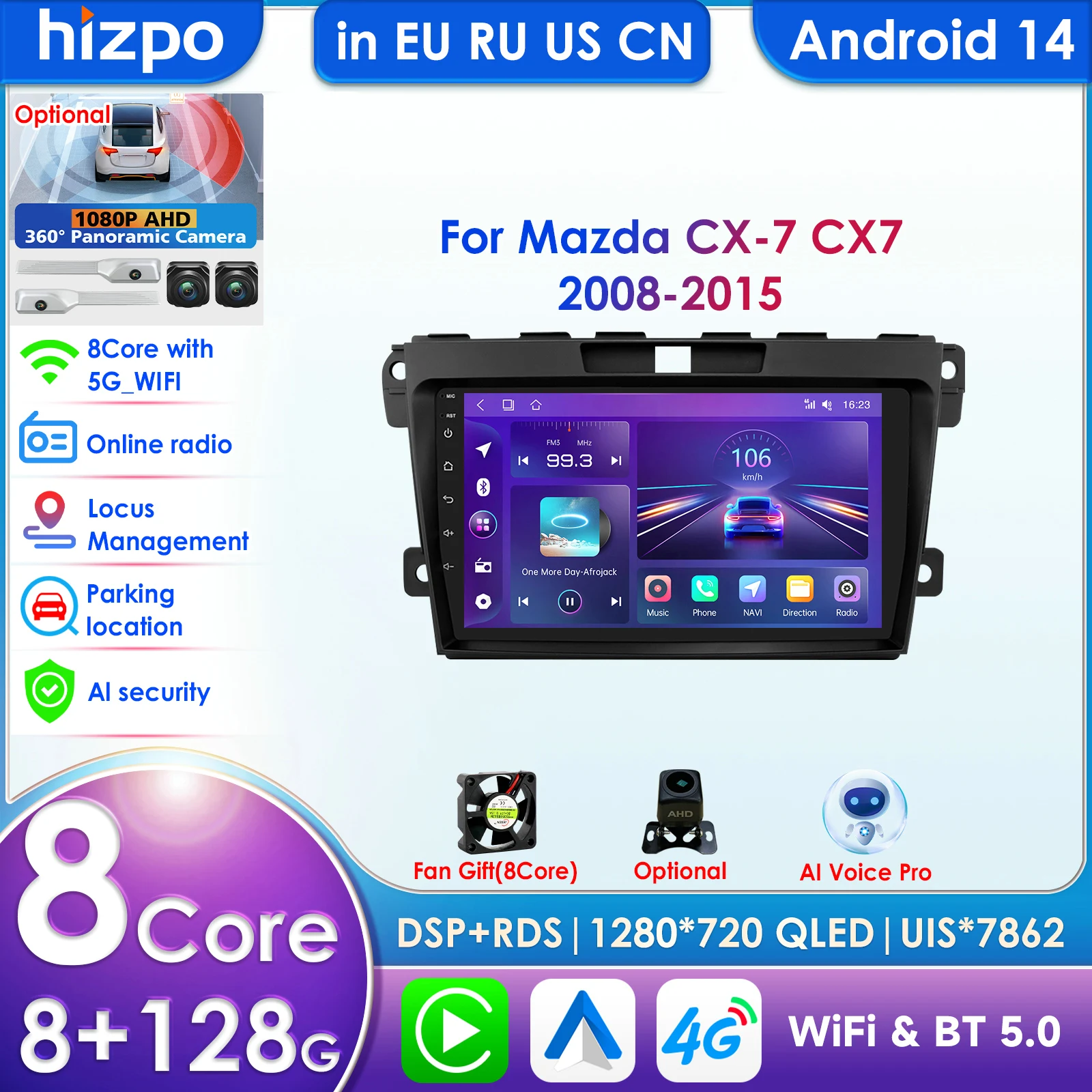 Hizpo 2 Din Car Rad… - image