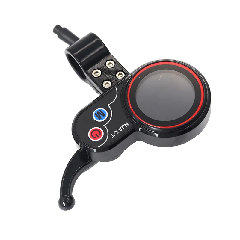 NJAX-T Throttle Accelerator Speed Adjustable Electric Scooter Meter 6 Pin Display for Electric Scooter Dashboard