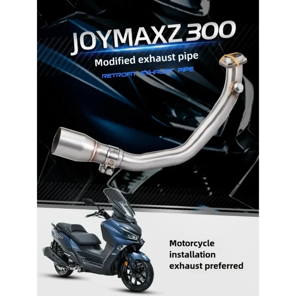 Motorcycle exhaust pipe suitable for SYM Cruisym300 Cruisym300 400 Joymax Z300 connecting pipe