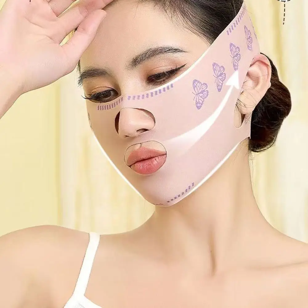 قابل للتعديل الجمال التخسيس حزام العناية بالبشرة رفع تشديد قناع الخامس خط تشكيل قناع الوجه النحت قناع النوم