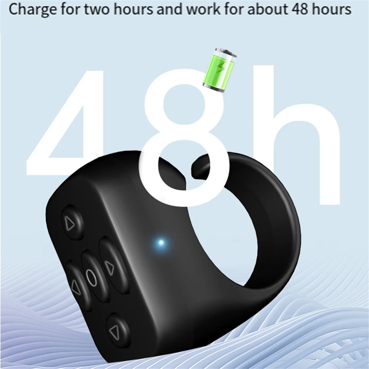 POP-lWireless Bluetooth エアマウスモバイル Selfie Lazy インスタントリモコンリングミュージックビデオコントローラーラップトップ電話用