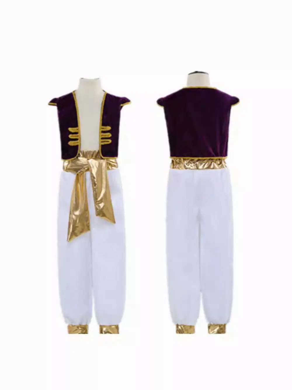 Disfraz infantil de Halloween de la lámpara mágica de la película Aladdin, disfraz de cosplay del príncipe Aladdin, disfraz para actuación en directo.
