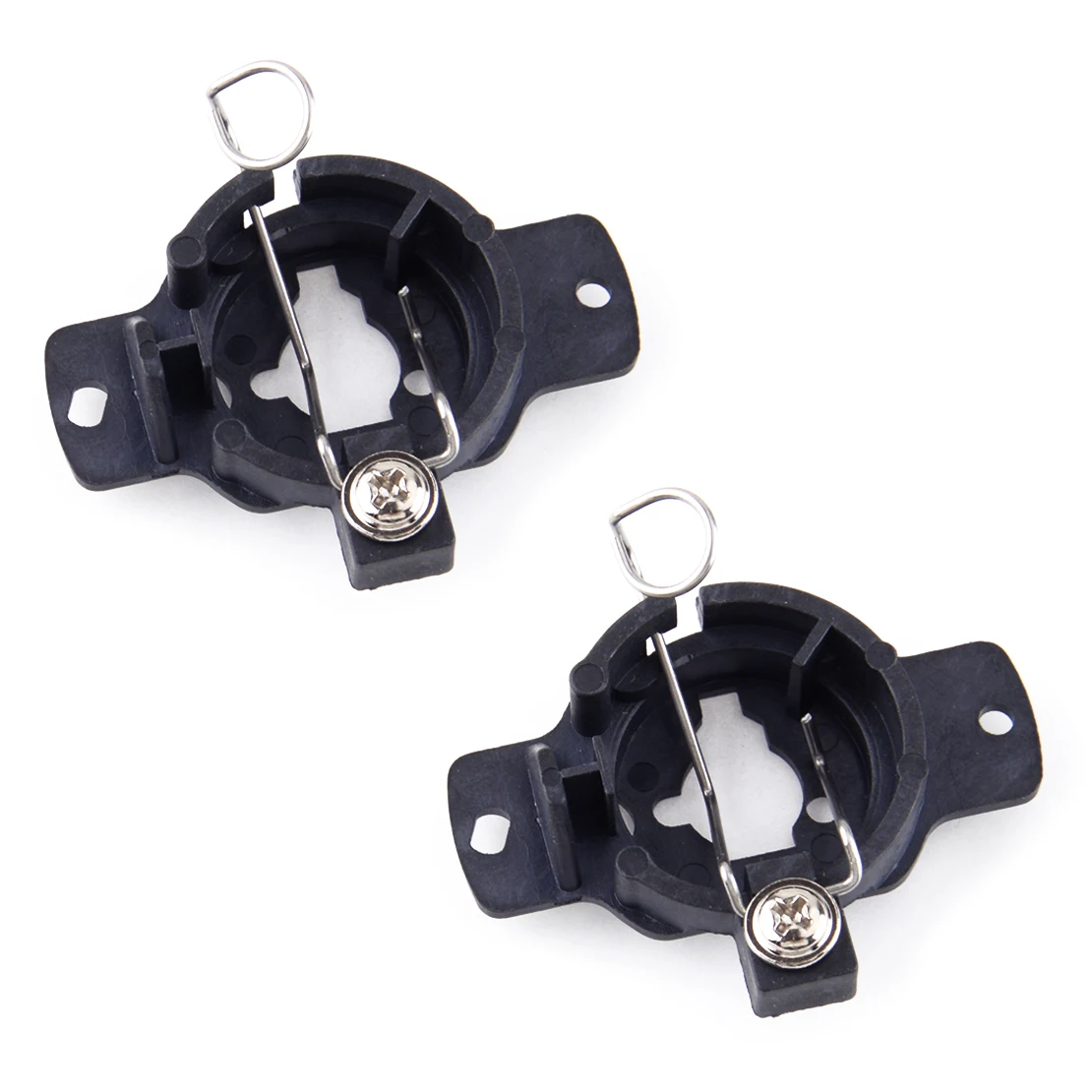 2Pcs Car H1 LED Headlight Bulb Clip Adapter Socket Base Holder Retainer Fit for Nissan Mercedes-Benz VW Buick Ford BMW Hyundai