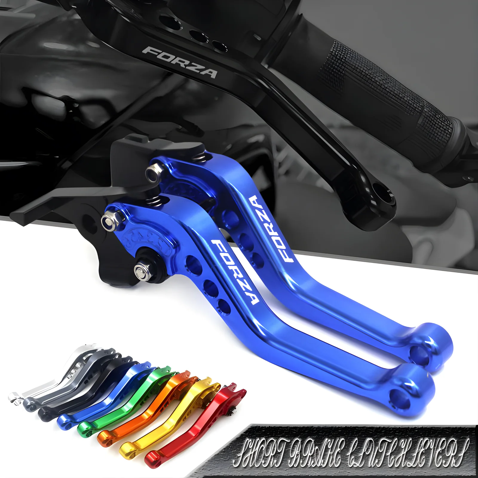 

For Honda NSS FORZA 350/300/250/125/150/750 2001-Present Short Clutch Lever Brake Lever Set Adjustable Handle Levers Motorcycle