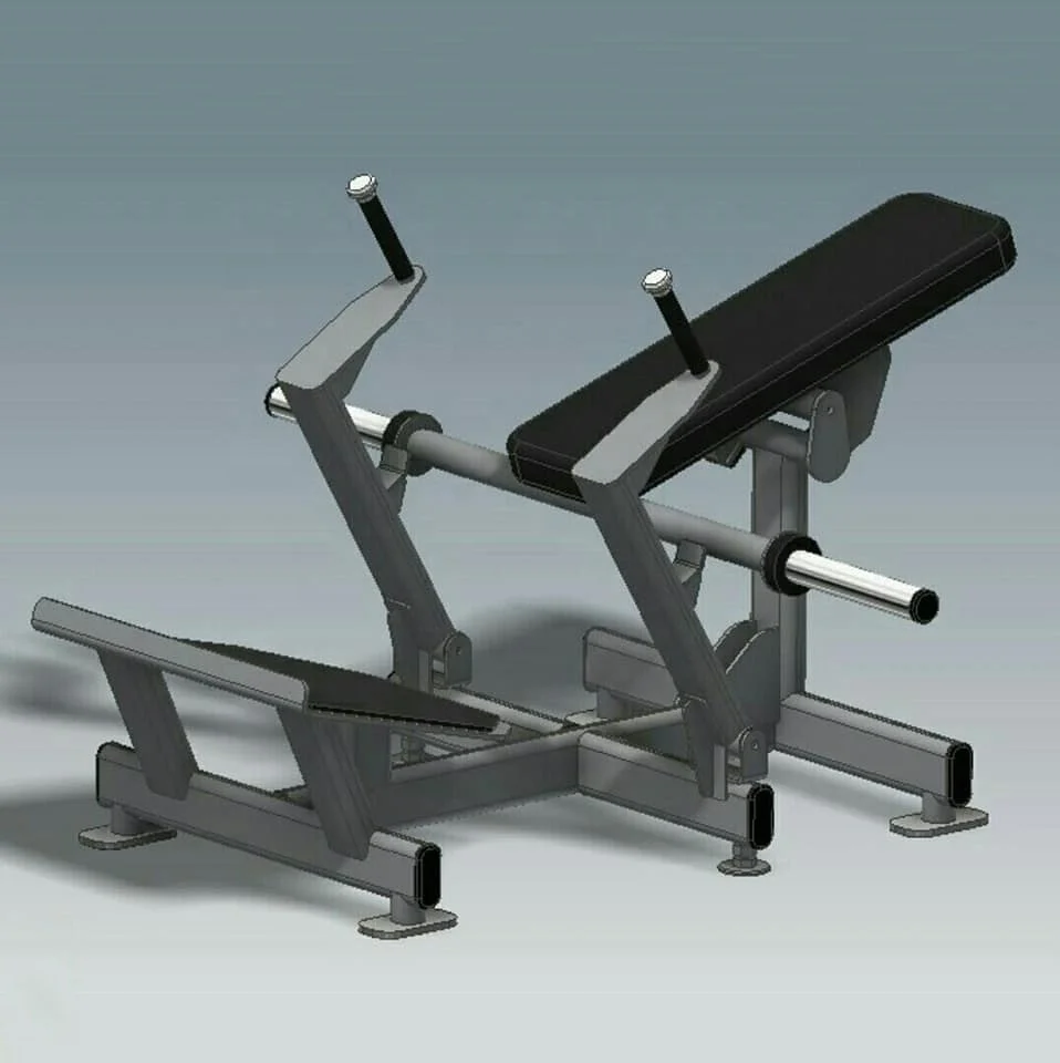 Factory hot selling  plate loaded Hip Thrust Glute Builder Machine