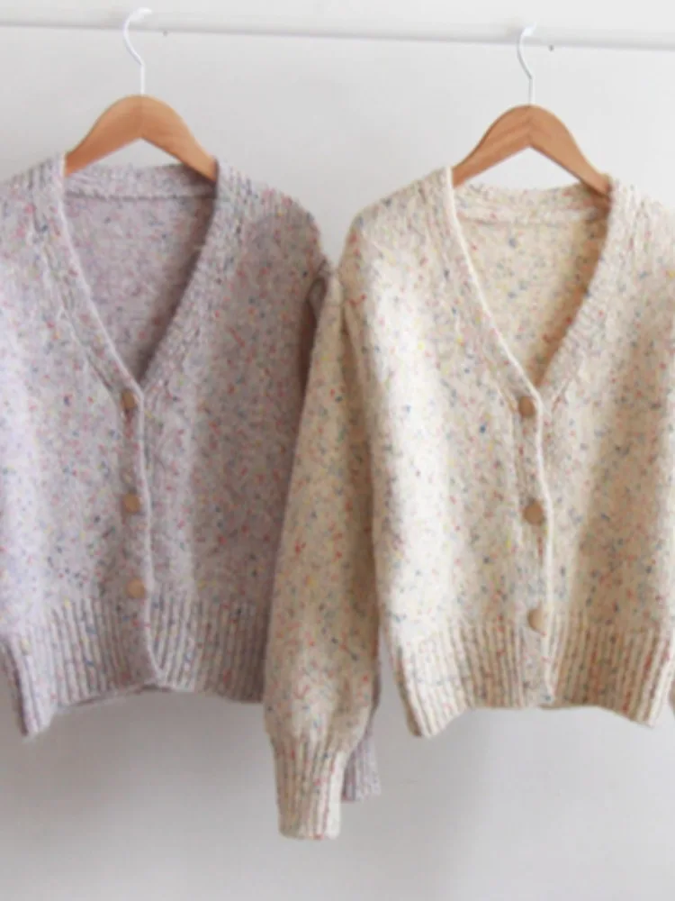 Cardigan a bottone singolo V-Ne lavorato a maglia slim fit da donna di inizio primavera Camere morbido lungo Sve Casual Sle caldo e traspirante