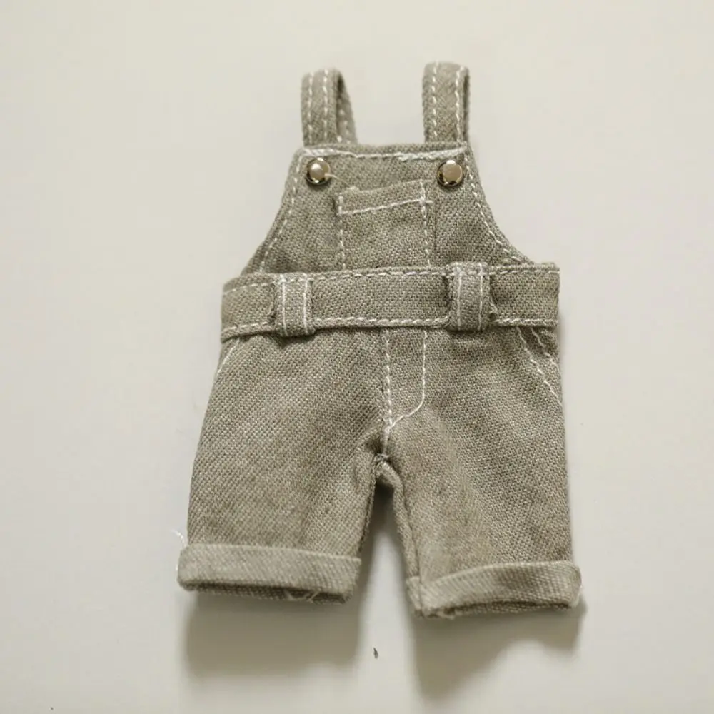 Pantalon à bretelles en coton coloré pour enfants, vêtements Ours en peluche, Mini vêtements mignons, Vêtements en coton, Jouets pour filles, 12cm