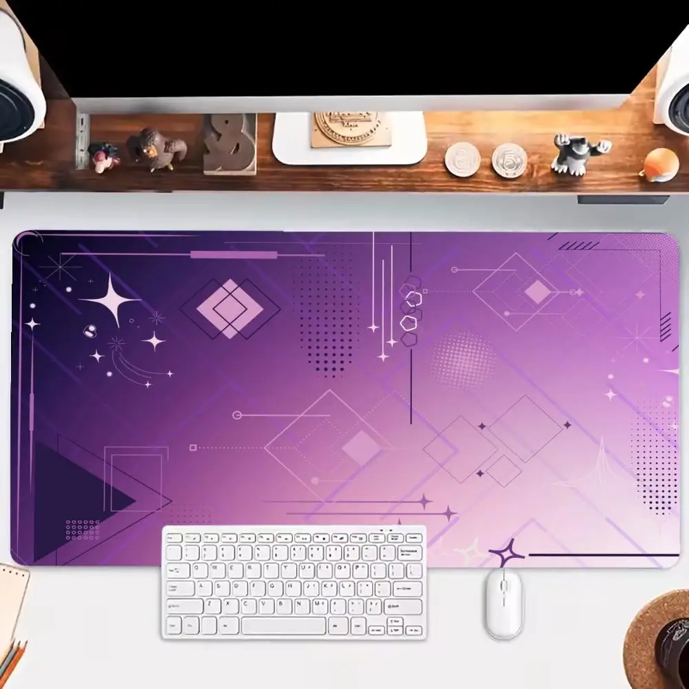 Magic purple playmat Desk mat Mouse pads fill blank space on office desktop laptop bedroom games