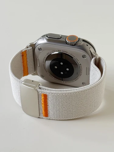 Imagen 2 del producto Correa magnética para Apple Watch Band 49mm 45mm 46mm 44mm 42 41 40mm Correa deportiva de nailon IWatch Ultra2 10 9 8 7 6 5 4 SE