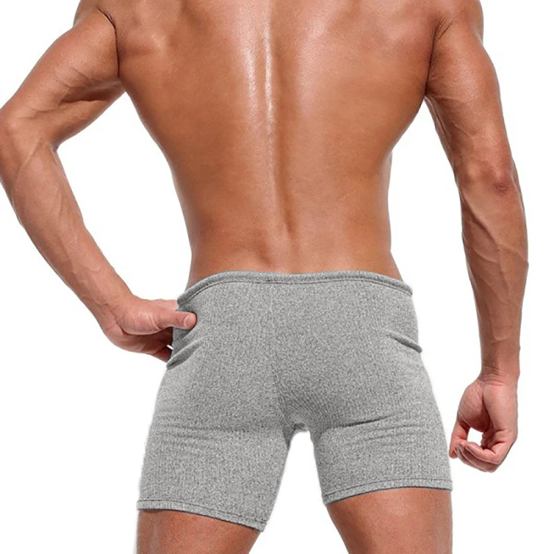 Summer Men's Shorts Casual Breathable Drawstring Shorts Solid-color  Running And Sports Shorts Surfing Beach Vacation 2025 New