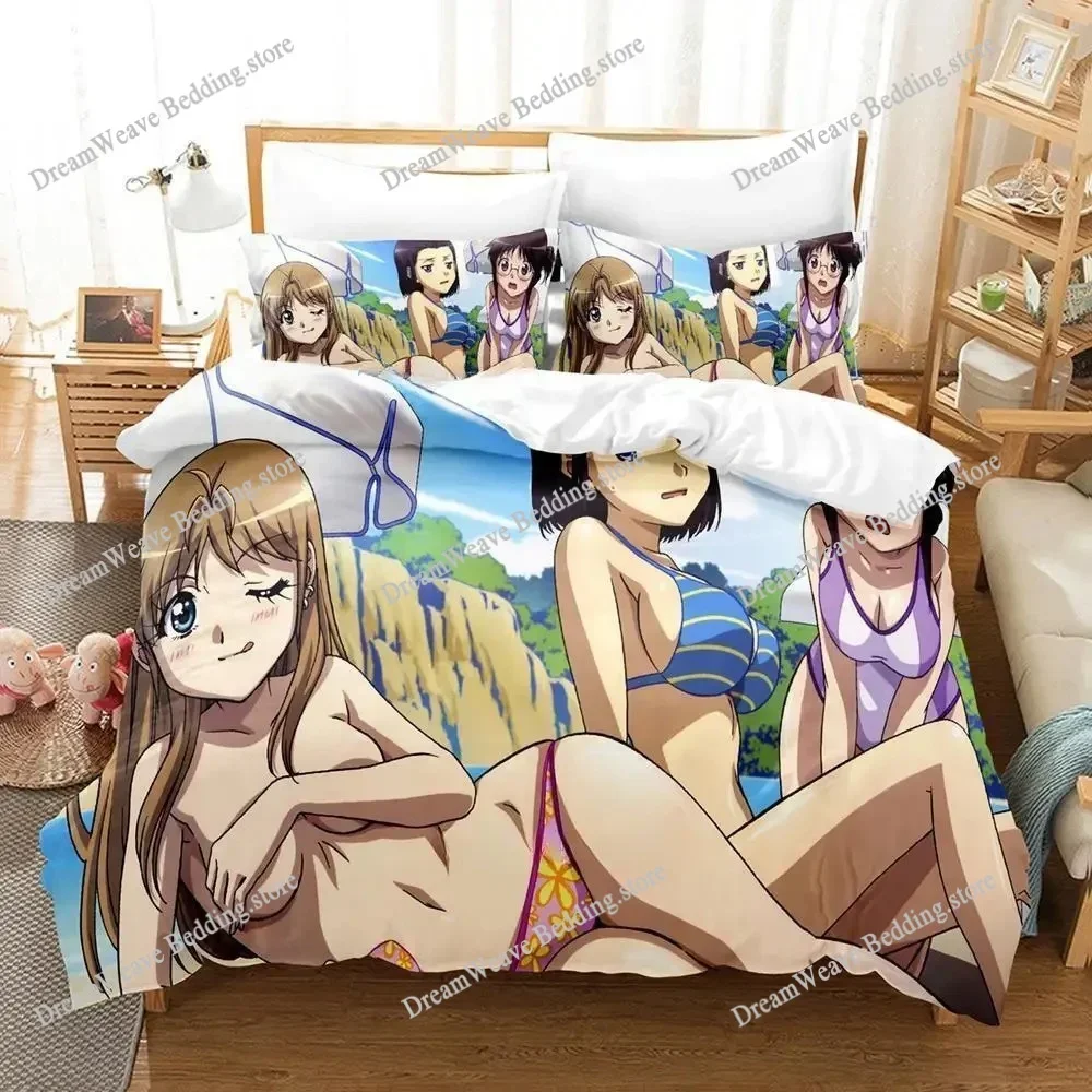 Yamada's First Time B Gata H Kei Cartoon Poster Sheets Quilt Covers Bedding Dormitory Sheets Bedding Set Soft Warm Bedding Set74
